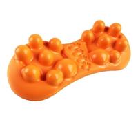 harayaa Cuscino Massaggio Cervicale Collo Supporto Cervicale Terapia Pressione Relax Schiuma Memory Struttura Modellata Flessibile, Arancione, style to 3