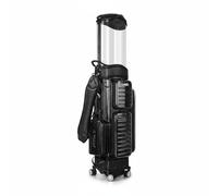 harayaa Custodia Attrezzatura Golf Borsa Trolley Valigia Rigida Trasparente Ruote Rotanti 360 Gradi Struttura PC TPU Prolunga Superiore Protezione Trasporto Adatta a Aeroporti Parcheggi