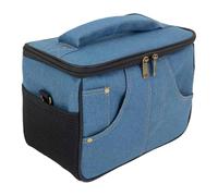harayaa Custodia per amplificatore per chitarra, borsa da viaggio, organizer per altoparlanti, borsa da concerto per musicisti, Blu 25x13x18cm