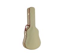 harayaa Custodia per Chitarra Classica Custodia, Custodia Rigida Per Chitarra 40/41 Pollici, PU, Esterno Beige, Interno Viola, Con Spallacci