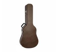 harayaa Custodia per Chitarra Classica Custodia, Custodia Rigida Per Chitarra 40/41 Pollici, PU, Marrone Retrò, Interno Nero, Con Maniglia