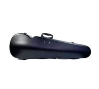 harayaa Custodia per Violino Custodia Rigida Valigetta Astuccio Custodia Protettiva in Fibra di Carbonio Struttura Resistente Leggera 1.8kg Interno in Tessuto, Nero, 1/2