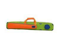harayaa Custodia Porta Stecca Biliardo Box Protettivo Regolabile con Tasche Esterne in Materiale Composito Resistente Adatta a Uomini Donne per Viaggi, Verde Fluorescente