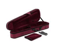 harayaa Custodia Violino Rigida Triangolare Custodia Protettiva Astuccio Strutturato Fodera Morbida Scomparti Modellati Chiusura con Cerniera Maniglia, 1/4