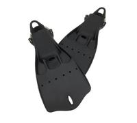 harayaa da Immersione Open Heel Regolabili a Getto con Sezione Talloniera con Molla E Passante Efficienza di Calcio Adatte per Nuoto Snorkeling Subacquea , Nero , XL（44-46）