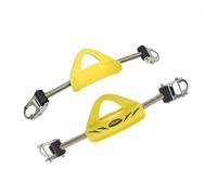 harayaa da Subacquea Cinturino Acciaio Inossidabile Elastico Fibbia EPDM Regolazione Automatica Compatibile con Maggiori Marchi Adatto per Immersione Sportiva Allenamento Subacqueo , Giallo , XS