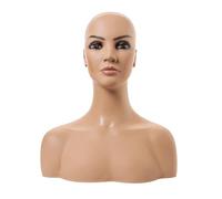 harayaa Display Mannequin Head Testa Manichino Busto Supporto Parrucche Espositore Capelli Stand PVC Superficie Liscia Antigraffio Forma Equilibrata Focus Sulla Parrucca Adatto per Saloni Negozi Studi