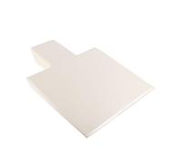 harayaa Dispositivo Correttore Della Colonna Vertebrale Cuscino Supporto Tavoletta Cuneo Tappetino Rivestimento in Microfibra Pulizia Semplice Allineamento, Bianco