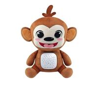 harayaa Dispositivo Sonno Peluche Culla Neonato Bambino Compagno Nanna con Pannello Comandi Frontale Indicatori Funzione Suono Luce Struttura, Scimmia Di Peluche Versione A Batteria