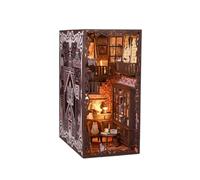 harayaa Diy Miniature Casa Modellino Libro Kit Assemblaggio Miniatura Legno Dettagli Realistici Scenari Adatto a Collezionisti Angolo Lettura