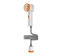 harayaa Doccia Portatile con Luce Doccia Elettrica Esterna per Il Bagno Zaino in Spalla