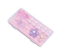 harayaa Espositore per unghie finte, 15 supporti per unghie finte, strumento di formazione portatile, mensola con base per la pittura delle unghie, fai da te