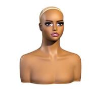 harayaa Espositore professionale per parrucche con testa di manichino femminile, con supporto per parrucca da trucco per gioielli, orecchini, collane, fasce