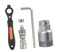 harayaa Estrattore per Pedivelle per Bicicletta, Chiave per Pedivelle Scanalata, Kit