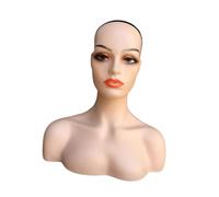 harayaa Femlae Modello Testa Display Puntelli Parrucca Che Mostra Stand Busto Testa di Manichino per Parrucca Collana Fare Styling, Stile D