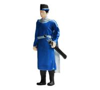 harayaa Figura Antica Cinese in Miniatura 1/64, Mini Statuetta architettonica, Modello di Figura Tradizionale realistica, 2.8 Cm