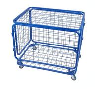 harayaa Gabbia Palloni Pieghevole | Facile da Spostare, Carrello Palloni con Ruote, Durevole, per Palestra, Scuole, M