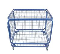 harayaa Gabbia Palloni Pieghevole | Facile da Spostare, Carrello Palloni con Ruote, Durevole, per Palestra, Scuole, S