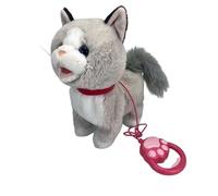 harayaa Gatto elettronico interattivo che cammina giocattolo per gatti adorabile peluche da compagnia per bomboniere, stile b