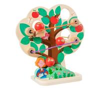 harayaa Giocattoli in legno per l'apprendimento della coordinazione occhio-mano con palline da gioco per bambini di 1, 2 e 3 anni