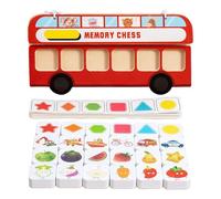 harayaa Giocattolo di ordinamento in legno, gioco di memoria abbinato, puzzle di apprendimento, giocattolo sensoriale per bambini