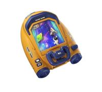 harayaa Giocattolo educativo per ragazzi a tema spaziale con volante musicale per bambini, Orangina