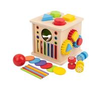 harayaa Giocattolo per ordinare le forme, scatola di abbinamento per l'apprendimento delle forme per bambini, sviluppo dell'apprendimento precoce,