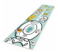harayaa Gioco da Tavolo per Bambini da Scivolamento Tappeto Liscio Set Pedine Pista Arrotolabile con Dinosauri in Plastica E Acciaio Inox Adatto per Partite tra Parenti Feste Tempo in Playroom
