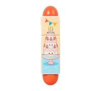 harayaa Gioco di Torsione in Legno per Bambini, Gioco Rotante in Legno per Migliorare la coordinazione Occhio-Mano e la concentrazione, di Puzzle educativo, Stile Dessert