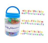 harayaa Gioco Educativo Trasparente con Lettere Numeri Barattolo Mini Set Sensoriale Alfabetico Blocchi Motricità Adatto a Bambini Scuola, Lettere minuscole