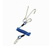 harayaa Giubbotto di Galleggiamento Subacqueo Gilet Bc Jacket Compensatore di Spinta Imbracatura con Clip Doppio Gancio in Acciaio 316 E Tpu Cavo a Spirale, Blu Reale