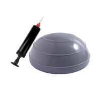 harayaa Half Balance Ball per Rafforzamento Muscolare Palla da Pilates Gonfiabile Attrezzo Antiscivolo Supporto per Esercizio Fisico in PVC Adatto per Squat P, Grigio