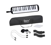 harayaa Harmonica Tastiera Giocattolo Musicale con Custodia Trasportabile 32 Tasti Facili Da Premere in Pp Borsa per Conservare Adatto per Principian, Nero