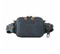 harayaa Impermeabile da Pesca Borsa Esca Tracolla Cintura Multiuso Grande E Passanti per Utensili in Nylon Rivestito Resistente Agli Spruzzi Adatto a Pesca da