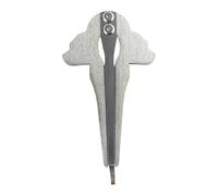 harayaa Jaw Harp Russa Bocca Strumento Musicale Artigianale in Acciaio Suono Dolce Adatta per Bambini Famiglie Amanti Della Musica, Triangolo d'argento