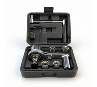 harayaa Kit Cambio Pneumatici Facile da Usare Custodia Rigida Inclusa, Chiave con Bussole, in Acciaio 40Cr, per Emergenza Stradale, Garage, Meccanici