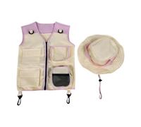 harayaa Kit Garden Adventure 2X Gilet E Cappello per Ragazzi E Ragazze