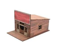 harayaa Kit Modello di Edificio Cittadino in 1/72, Layout di Scenario, Diorama, 1:72, Facile da Montare, Modello Architettonico 3D per Adulti, Sbarra