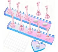 harayaa Kit Portaunghie con Basi Iridescenti Iridescen Resisn per Principianti di Nail Art,