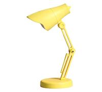harayaa Lampada da Tavolo Moderna in Miniatura, 1/12, per Casa delle Bambole, Modellismo, Accessorio Decorativo per Camera da Letto, Soggiorno O Ristora, Giallo