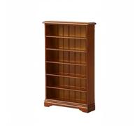 harayaa Libreria Miniatura Scaffale Portaoggetti Ripiano Accessorio a Sei Ripiani su 1 12 Ideale per Conservare Piccoli Oggetti Adatta per Collezionisti Modellisti Decorazione Dollhouse, Noce