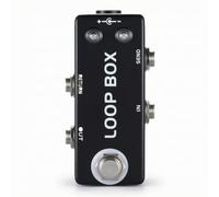 harayaa Loop Channel Selector Selettore Canali Pedale Loop Chitarra Commutatore Instradamento Diretto O Catena Effetti con 4 Prese 635mm in Metallo Adatto a Bui Studi Sala Prove