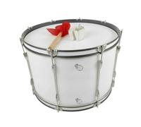 harayaa Marching Band Drum Grancassa da Tamburo Basso Tamburo a Due Lati Cilindrico con Cerchi Rinforzati Tensione Stabile con Cinghia per il Trasporto Adatta