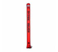 harayaa Marker di Superficie Subacquea Tubo Gonfiabile per Immersioni Mare Allenamento con Materiale Nylon 210D Valvola TPU -loop Acciaio Adatto a Subacquei Acque Aperte, Arancione, 1.2m 18cm