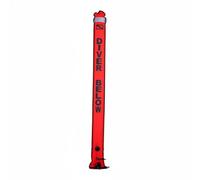 harayaa Marker di Superficie Subacquea Tubo Gonfiabile per Immersioni Mare Allenamento con Materiale Nylon 210D Valvola TPU -loop Acciaio Adatto a Subacquei Acque Aperte, Arancione, 1.2m 15cm