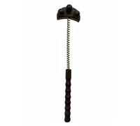 harayaa Martello Massaggio Legno Teak Bastone Percussione Manuale per Circolazione E Rilassamento con Impatto Elastico E Presa Sicura Adatto a Viaggio, Crescente Wengé