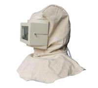 harayaa Maschera per Sabbiatura Confortevole | Robusto, Cappuccio per Sabbiatura, Resistente, Cappuccio Protettivo con Finestra, Officina, Operatori Ecologici