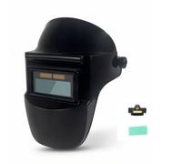 harayaa Maschera per Saldatura Schermo Facciale Casco Visiera Elmetto Autoscuro con da Scintille E Raggi IR in PP Leggero Adatta a Officina Carpenteria Lavori di Saldatura, Truecolor Light 10PC