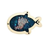 harayaa Materiale per La Lavagna Interattiva con Paillettes, Accessori Fai-da-Te, Giocattoli Educativi per Lo Sviluppo delle capacità Motorie,