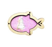 harayaa Materiale per La Lavagna Interattiva con Paillettes, Accessori Fai-da-Te, Giocattoli Educativi per Lo Sviluppo delle capacità Motorie, Viola con